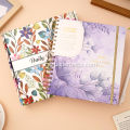 Spiral-Bound Hardcover Daily, Weekly, and Monthly Planner Notebook